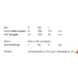 Kort trje med hulmnster