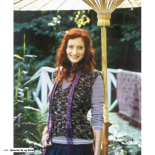 Glatstrikket slipover