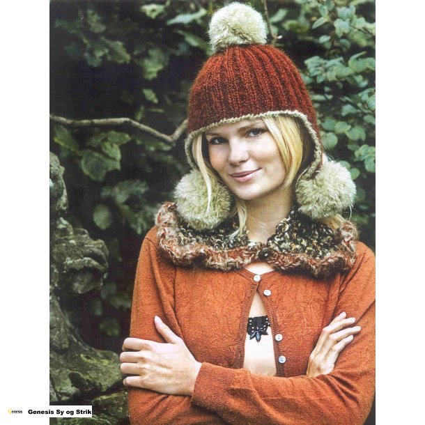 krave og hue med pomponer