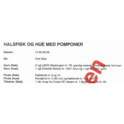 krave og hue med pomponer