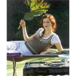 Top med fairisle - mnster