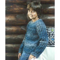 Brnesweater med raglan