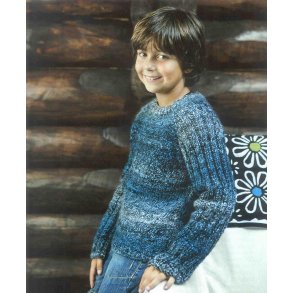 Brnesweater med raglan