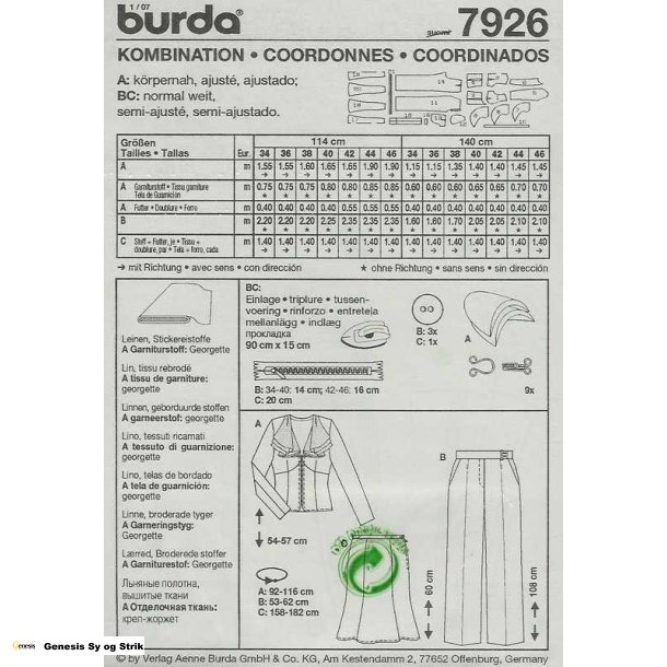 Skjorte og nederdel eller bukser