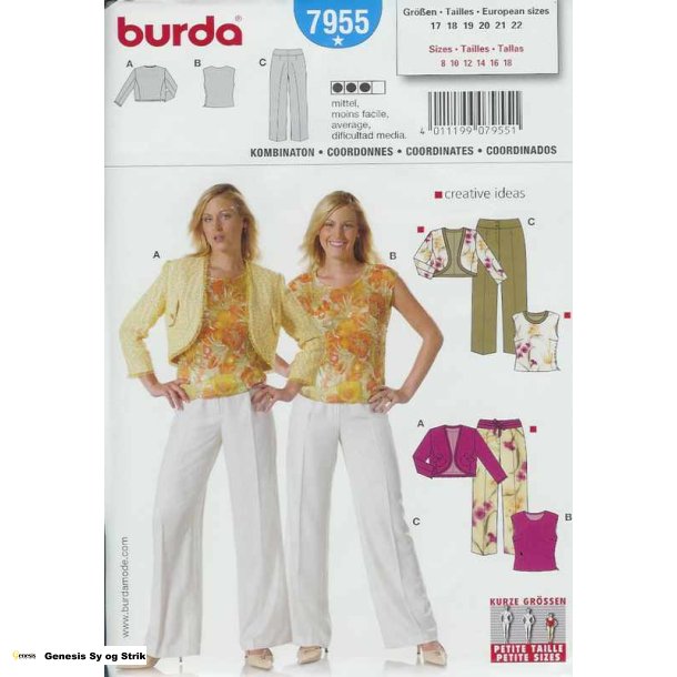 Top, bukser og jakke