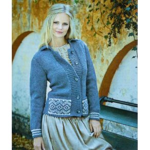 Trje med fairsle lommer