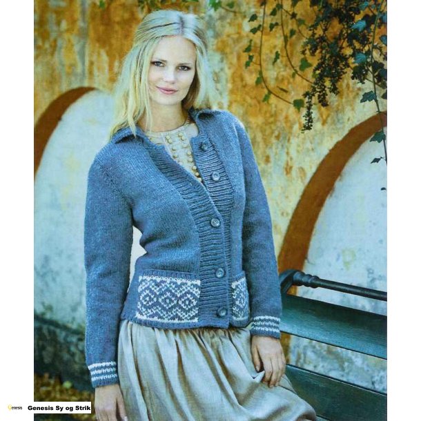 Trje med fairsle lommer