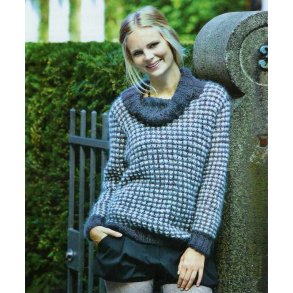 Sweater med rullekrave