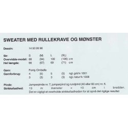 Sweater med rullekrave