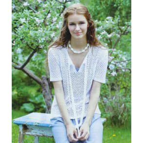 Bluse med brombrmnster