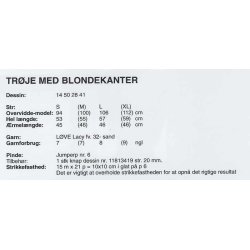 Trje med blondekant
