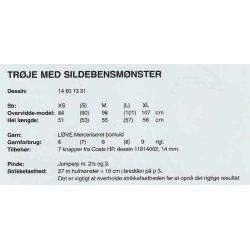 Trje med sildebensmnster