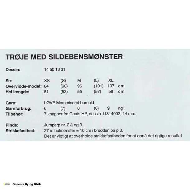 Trje med sildebensmnster