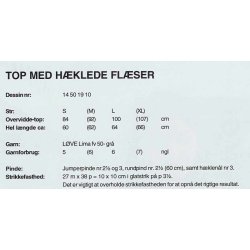 Top med hklede flser