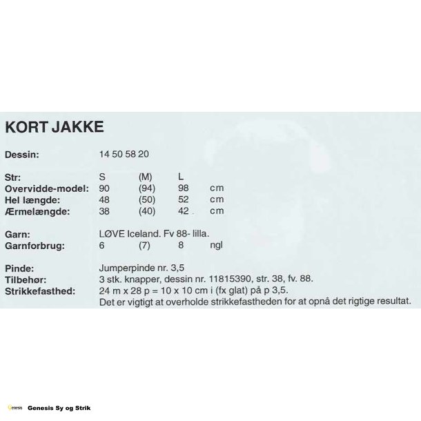 Kort jakke