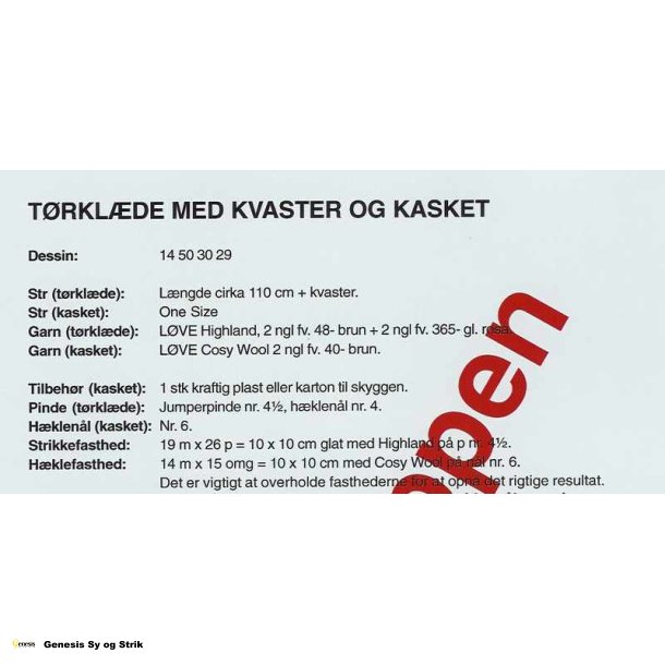 Halstrklde og kasket