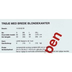 Trje med blondekanter