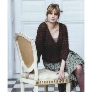 Sl-om-bluse med 3/4-rmer