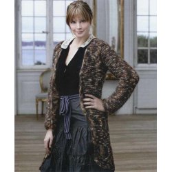 Retstrikket mohairjakke