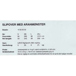 Slipover med aranmnster