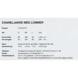 Chaneljakke med lommer