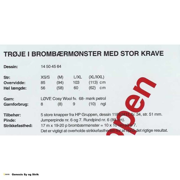 Trje med brombrmnster