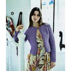 Kort jakke med struktur