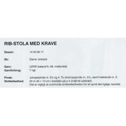 Ribstola med krave