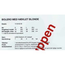 Bolero med hklet forkant
