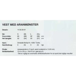 Vest med aranmnster