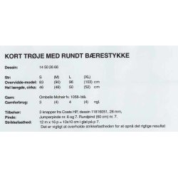 Kort trje med rundt brestykke