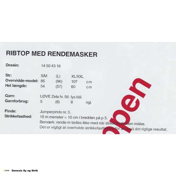 Top med rendemasker