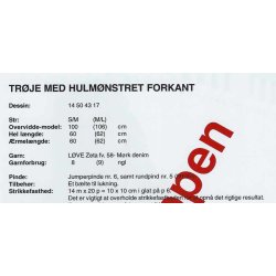 Trje med hulmnstret forkant