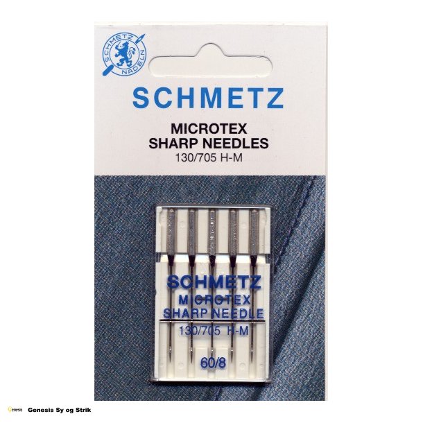 Schmetz microtex maskinnle 130/705 H-M. str. 60/8