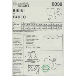 Bikini og sl-om-nederdel