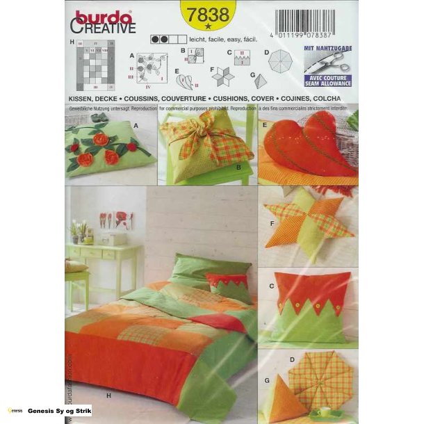 Sengetppe og pudebetrk