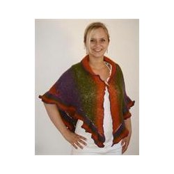 Sjal - strikkeopskrift