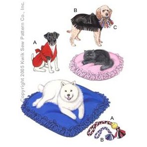 Puder, jakker og legetj til kledyr