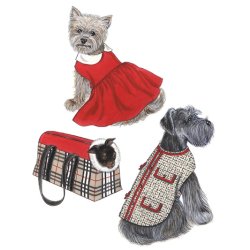 Jakke, kjole eller taske til hunde