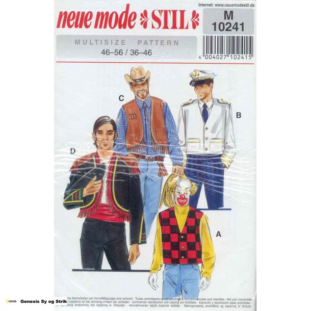 Pilot, cowboy, klovn og tyrefgter