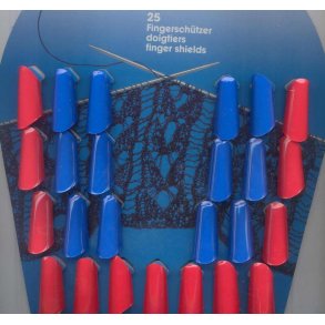 Strikkefingerbl i plast