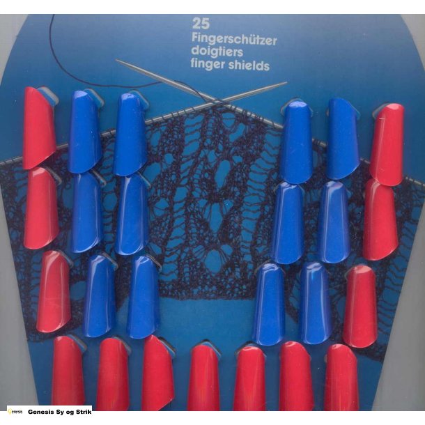 Strikkefingerbl i plast