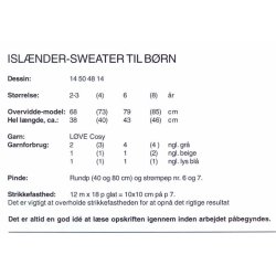 Islndersweater til brn
