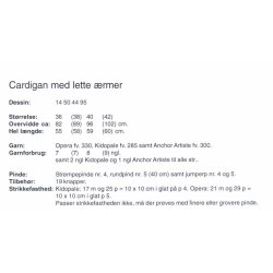 Cardigan med lette rmer