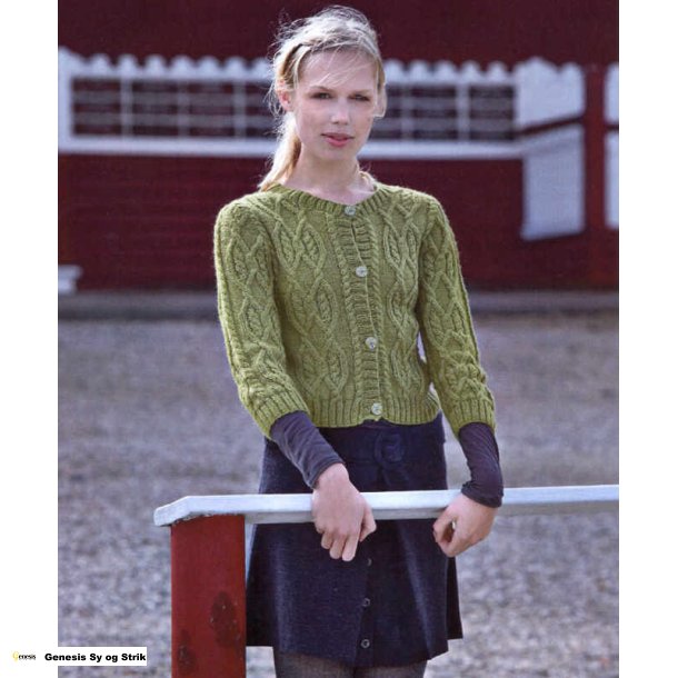 Trje med aranmnster og 3/4-rmer