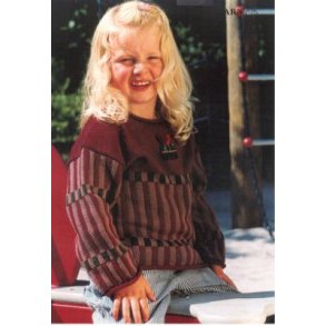 Barnebluse m/striber og motiver