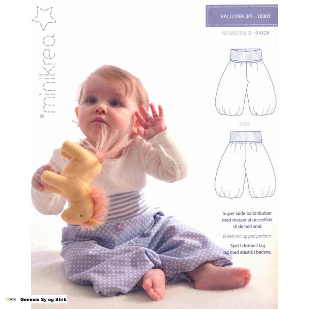 Ballonbuks - Newborn 0 - 9 mdr.