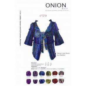 Jakke i baner med 3/4 rmer