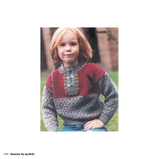 Barnesweater m/bnd og hgter
