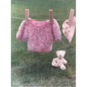 Plume bluse m/kanter i bommuld